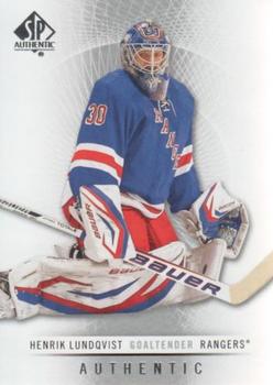 #29 Henrik Lundqvist - New York Rangers - 2012-13 SP Authentic Hockey