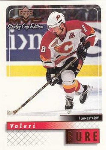 #29 Valeri Bure - Calgary Flames - 1999-00 Upper Deck MVP Stanley Cup Edition Hockey