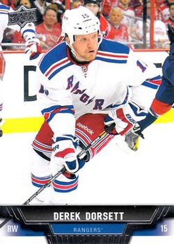 #29 Derek Dorsett - New York Rangers - 2013-14 Upper Deck Hockey