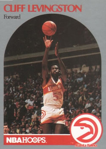 #29 Cliff Levingston - Atlanta Hawks - 1990-91 Hoops Basketball