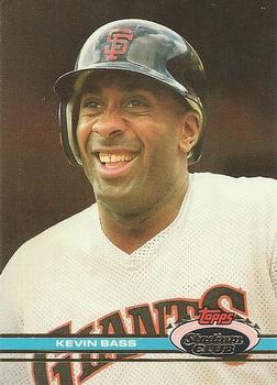 #29 Kevin Bass - San Francisco Giants - 1991 Stadium Club Baseball