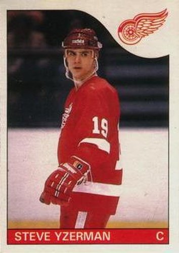#29 Steve Yzerman - Detroit Red Wings - 1985-86 O-Pee-Chee Hockey