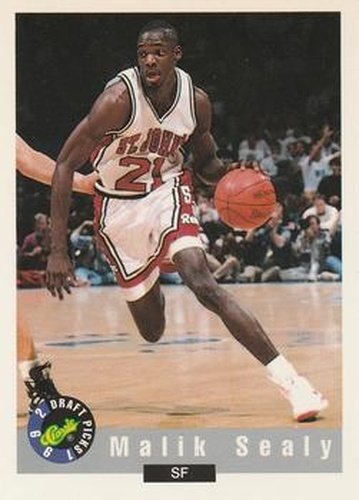#29 Malik Sealy - St. John's Redmen - 1992 Classic Draft Basketball