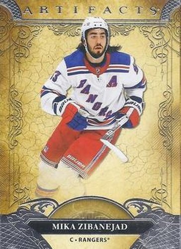 #29 Mika Zibanejad - New York Rangers - 2020-21 Upper Deck Artifacts Hockey