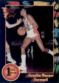 #29 Graylin Warner - Southwest Louisiana - 1991-92 Wild Card Basketball