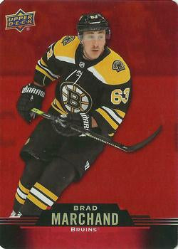 #DC-29 Brad Marchand - Boston Bruins - 2020-21 Upper Deck Tim Hortons Hockey - Red Die Cut