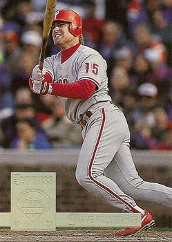 #29 Dave Hollins - Philadelphia Phillies - 1994 Donruss Baseball - Special Edition