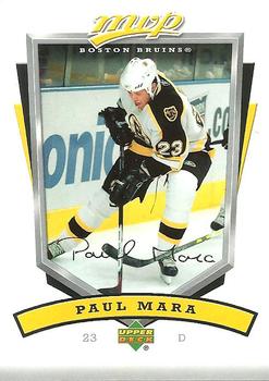 #29 Paul Mara - Boston Bruins - 2006-07 Upper Deck MVP Hockey