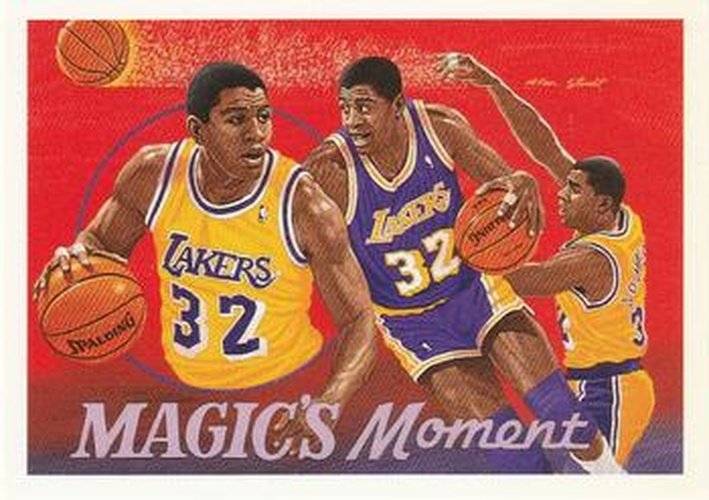 #29 Magic's Moment - Los Angeles Lakers - 1991-92 Upper Deck Basketball