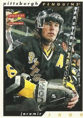 #29 Jaromir Jagr - Pittsburgh Penguins - 1996-97 Score Hockey