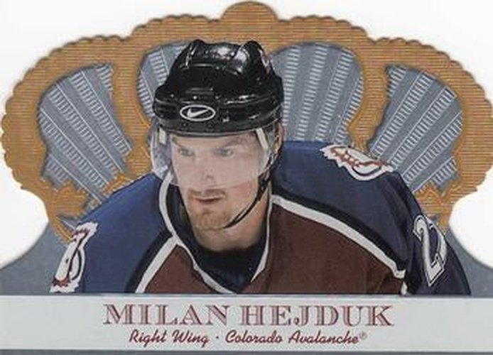 #29 Milan Hejduk - Colorado Avalanche - 2000-01 Pacific Crown Royale Hockey