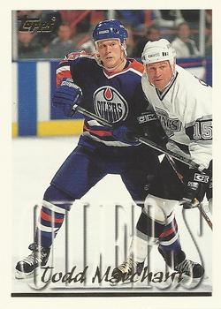 #29 Todd Marchant - Edmonton Oilers - 1995-96 Topps Hockey