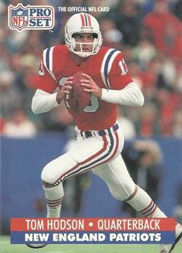 #229 Tom Hodson - New England Patriots - 1991 Pro Set Football