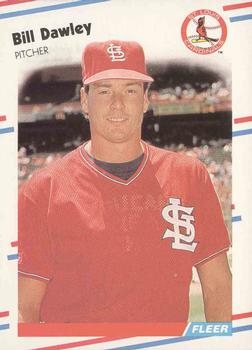 #29 Bill Dawley - St. Louis Cardinals - 1988 Fleer Baseball