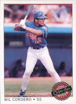 #29 Wil Cordero - Montreal Expos - 1993 O-Pee-Chee Premier Baseball