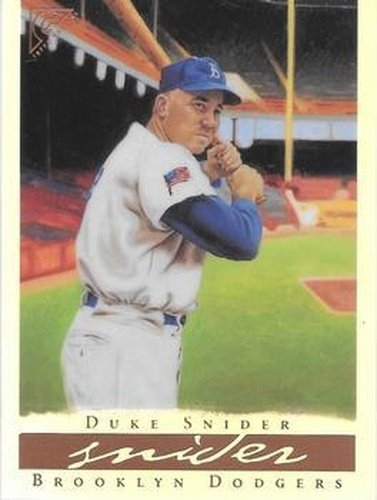#29b Duke Snider - Brooklyn Dodgers - 2003 Topps Gallery Hall of Fame - Artist's Proofs Baseball