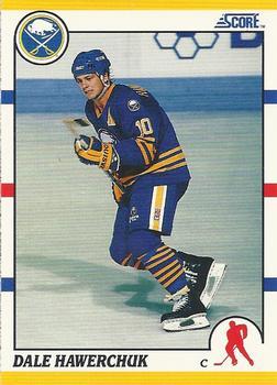 #2T Dale Hawerchuk - Buffalo Sabres - 1990-91 Score Rookie and Traded Hockey