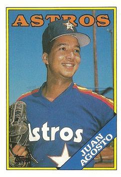 #2T Juan Agosto - Houston Astros - 1988 Topps Traded Baseball