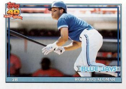 #2T Roberto Alomar - Toronto Blue Jays - 1991 Topps Traded Baseball
