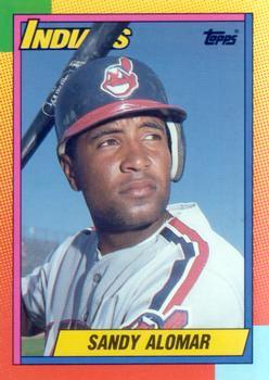 #2T Sandy Alomar - Cleveland Indians - 1990 Topps Traded Baseball