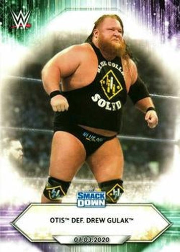 #2 Otis def. Drew Gulak - 2021 Topps WWE Wrestling