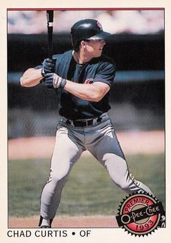 #2 Chad Curtis - California Angels - 1993 O-Pee-Chee Premier Baseball
