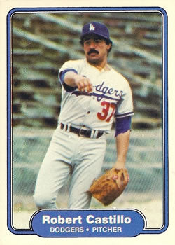 #2 Robert Castillo - Los Angeles Dodgers - 1982 Fleer Baseball