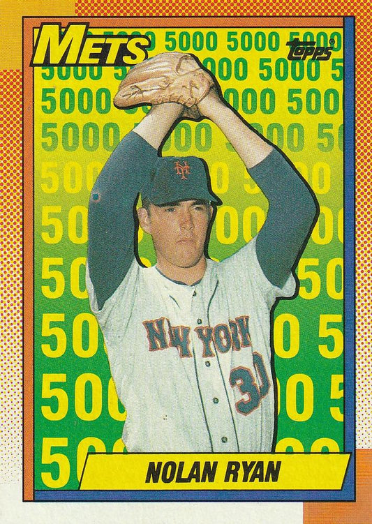 #2 Nolan Ryan - New York Mets - 1990 Topps Baseball