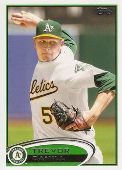 #2 Trevor Cahill - Oakland Athletics - 2012 Topps Baseball