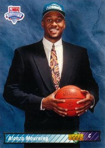 #2 Alonzo Mourning - Charlotte Hornets - 1992-93 Upper Deck Basketball