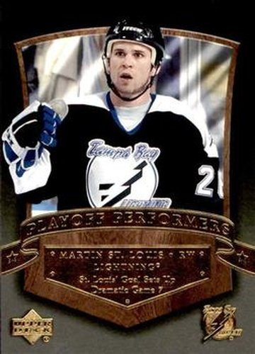 #PP2 Martin St. Louis - Tampa Bay Lightning - 2005-06 Upper Deck Hockey - Playoff Performers