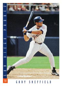 #2 Gary Sheffield - San Diego Padres - 1993 Score Baseball