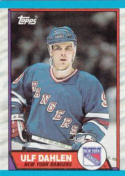 #2 Ulf Dahlen - New York Rangers - 1989-90 Topps Hockey