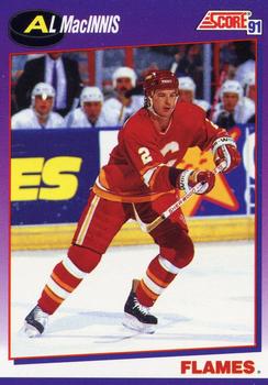 #2 Al MacInnis - Calgary Flames - 1991-92 Score American Hockey
