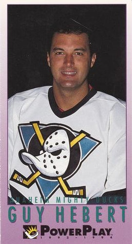 #2 Guy Hebert - Anaheim Mighty Ducks - 1993-94 Fleer PowerPlay Hockey