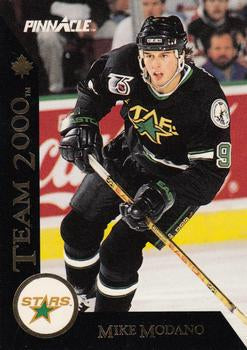 #2 Mike Modano - Minnesota North Stars - 1992-93 Pinnacle Canadian Hockey - Team 2000