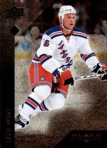 #2 Sean Avery - New York Rangers - 2009-10 Upper Deck Black Diamond Hockey