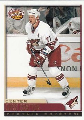 #2 Chris Gratton - Phoenix Coyotes - 2003-04 Pacific Complete Hockey