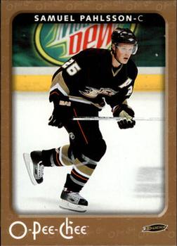 #2 Samuel Pahlsson - Anaheim Ducks - 2006-07 O-Pee-Chee Hockey