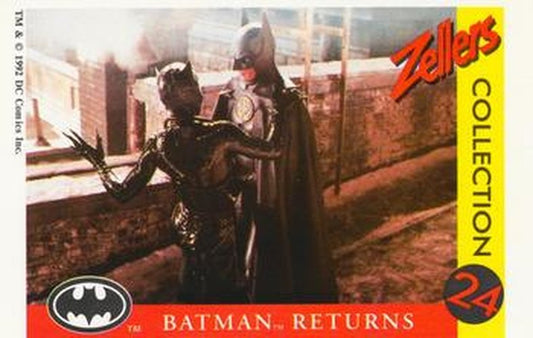 #2 Batman & Catwoman fight on Gotham City's rooftops! - 1992 Zellers Batman Returns