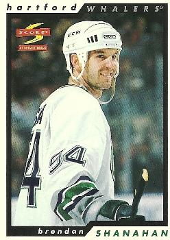 #2 Brendan Shanahan - Hartford Whalers - 1996-97 Score Hockey
