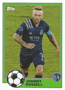 #T81-2 Johnny Russell - Sporting Kansas City - 2021 Topps MLS Soccer - 1981 Throwback