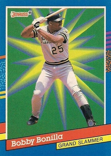 #2 Bobby Bonilla - Pittsburgh Pirates - 1991 Donruss Baseball - Grand Slammers