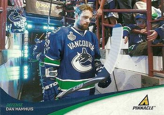 #2 Dan Hamhuis - Vancouver Canucks - 2011-12 Panini Pinnacle Hockey
