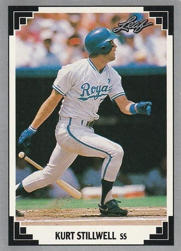 #2 Kurt Stillwell - Kansas City Royals - 1991 Leaf Baseball