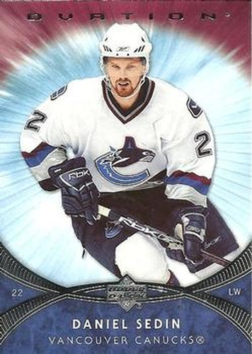 #2 Daniel Sedin - Daniel Sedin - 2007-08 Upper Deck Ovation Hockey