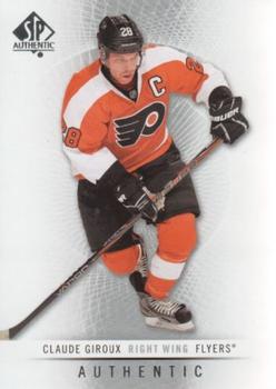 #2 Claude Giroux - Philadelphia Flyers - 2012-13 SP Authentic Hockey