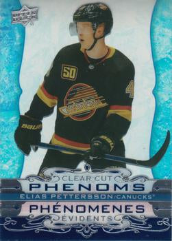 #CC-2 Elias Pettersson - Vancouver Canucks - 2020-21 Upper Deck Tim Hortons Hockey - Clear Cut Phenoms