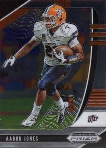 #2 Aaron Jones - UTEP Miners - 2020 Panini Prizm Draft Picks Football
