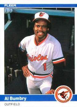 #2 Al Bumbry - Baltimore Orioles - 1984 Fleer Baseball